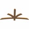 Ekena Millwork Davenport Timber Gable Bracket, Western Red Cedar, 60"W x 30"H x 1 1/2"D x 3 1/2"F, 12/12 Pitch GBW060X30X0204DAV00SWR - alternate 3